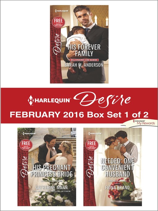 Title details for Harlequin Desire February 2016, Box Set 1 of 2 by Sarah M. Anderson - Available